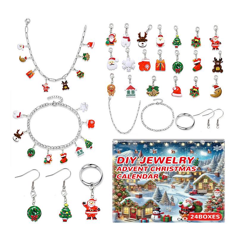 Jewelry Making Advent Calendar - Christmas Jewelry Advent Calendar DIY Bracelet