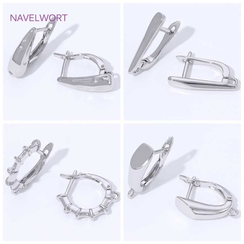 Jewelry Making Articles - 18K Gold Plated Smooth Earring Hooks