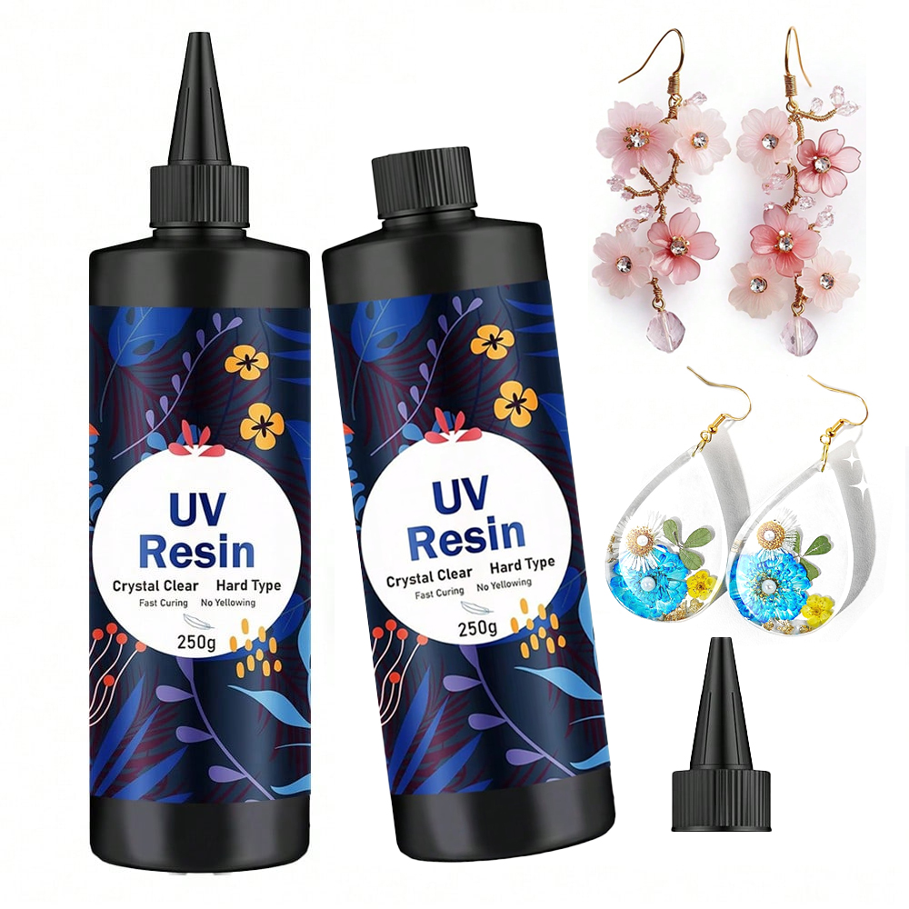 Jewelry Making Glue - 250g/500g UV Resin Clear Hard Glue,