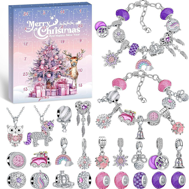 Jewelry Making Advent Calendar - New Christmas Advent Calendar 24‑Day Countdown