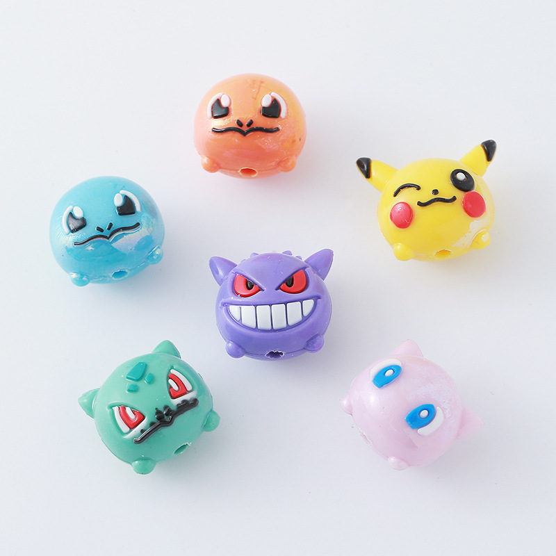 12pcs Pokémon Bead DIY Mobile  - Jewelry Making With Resin ulasan dan harga
