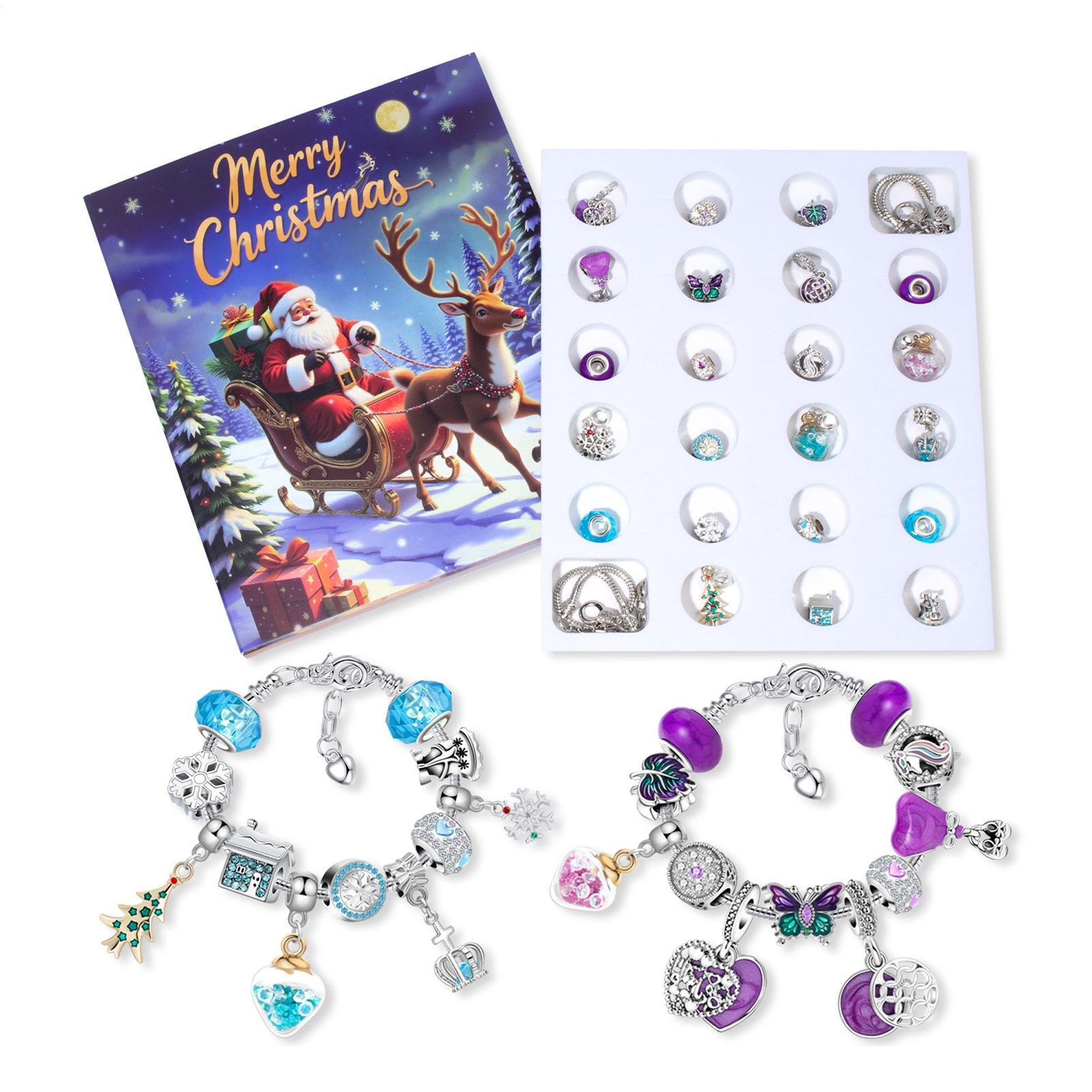 24 Days Christmas Countdown Ad - Jewelry Making Advent Calendar ulasan dan harga
