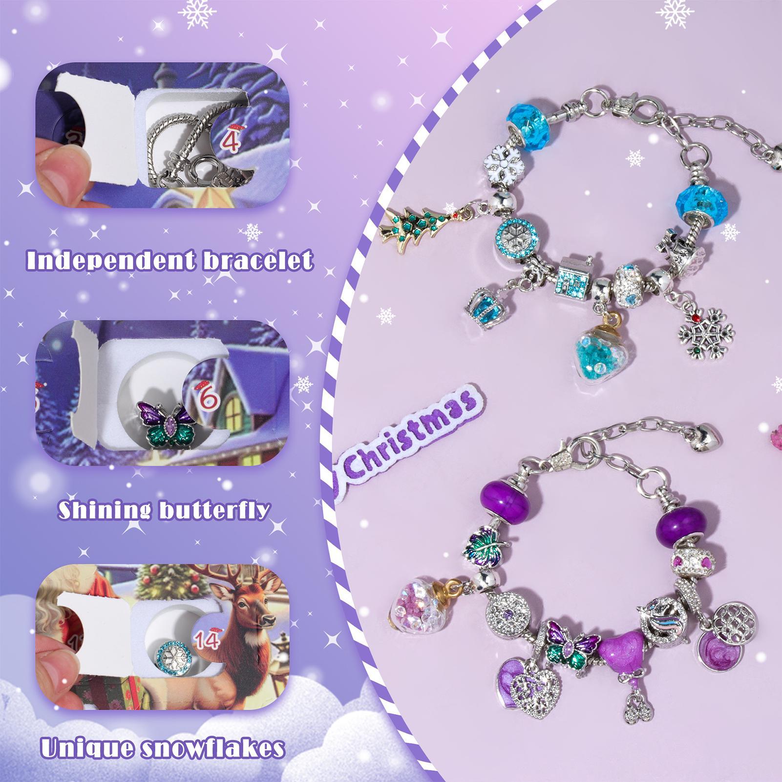 24 Days Christmas Countdown Ad - Jewelry Making Advent Calendar ulasan dan harga