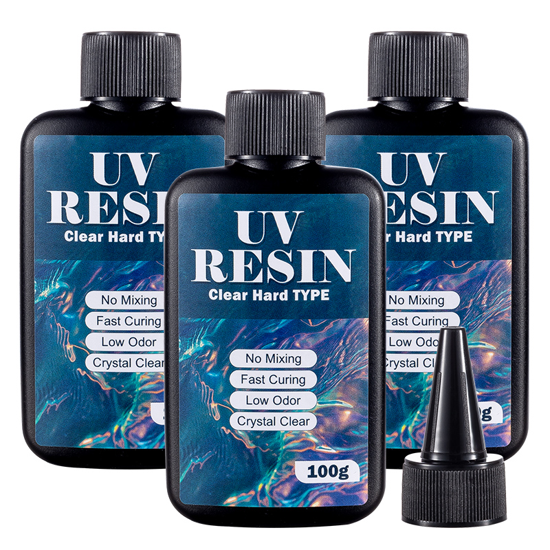 100/200/300g UV Resin Hard Typ - Jewelry Making Glue ulasan dan harga