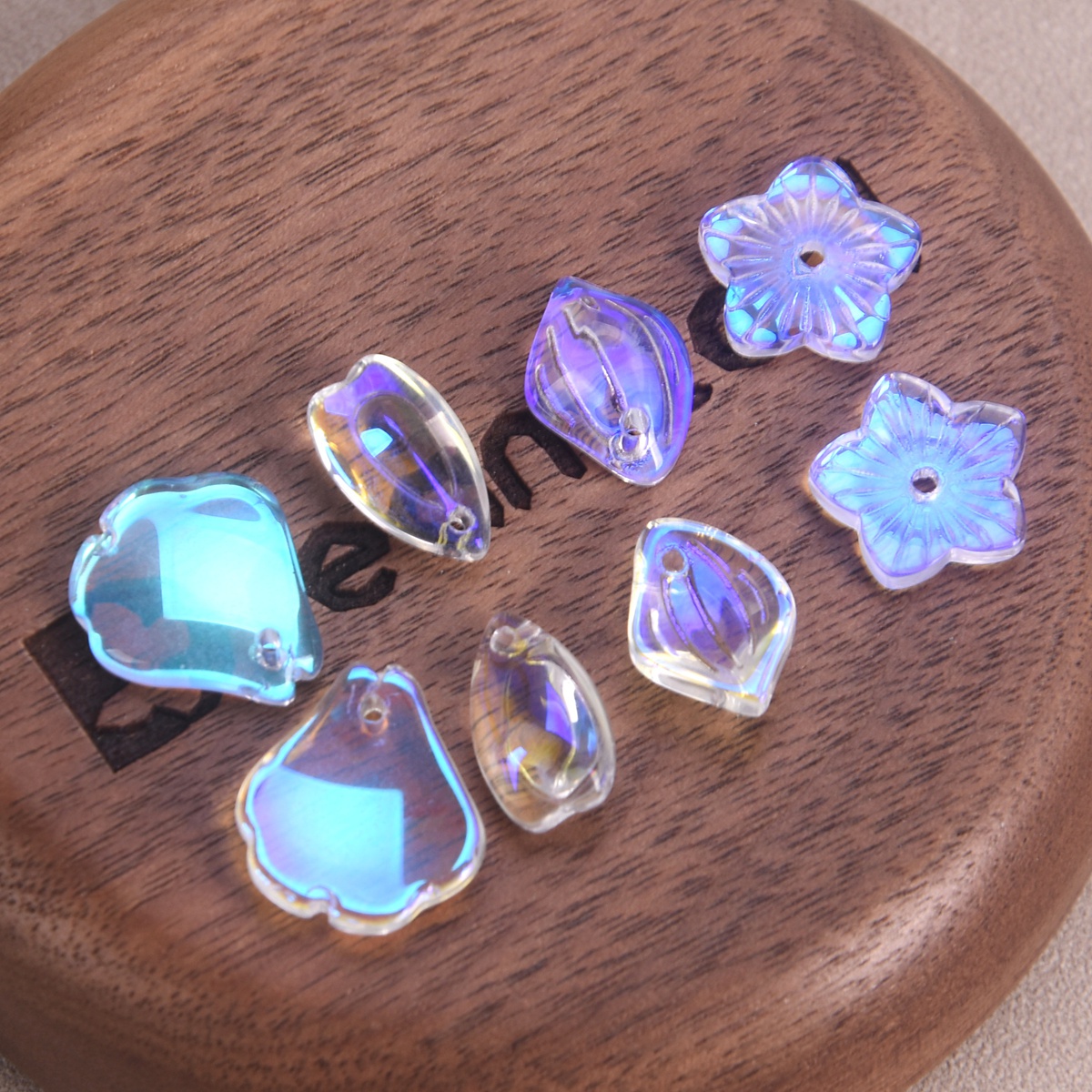10pcs Clear Aurora Moonlight C - Jewelry Making Qc ulasan dan harga