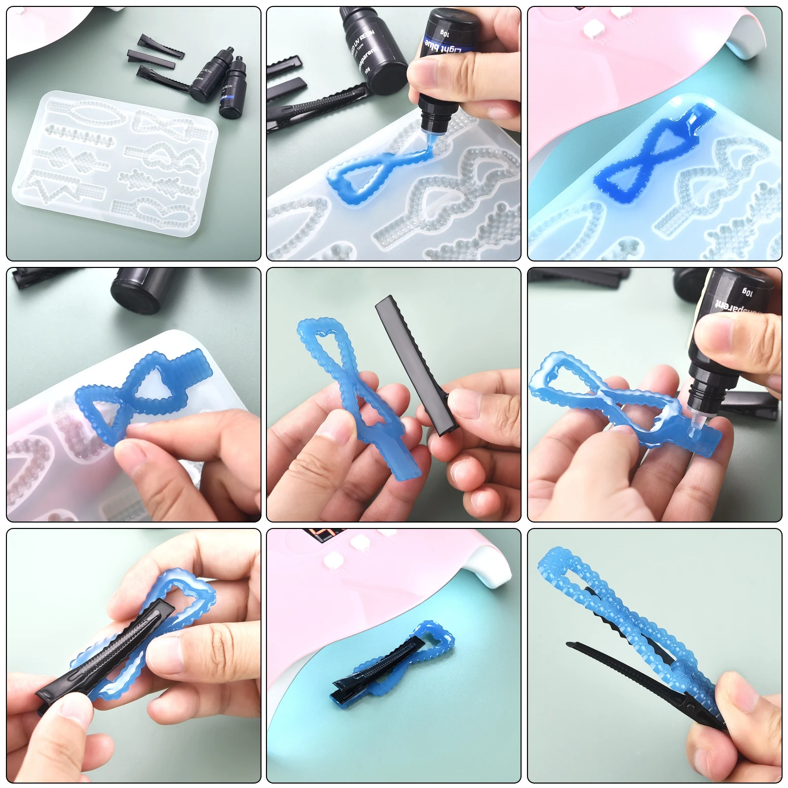 17 Colors UV Resin Glue 10ml E - Jewelry Making Glue ulasan dan harga