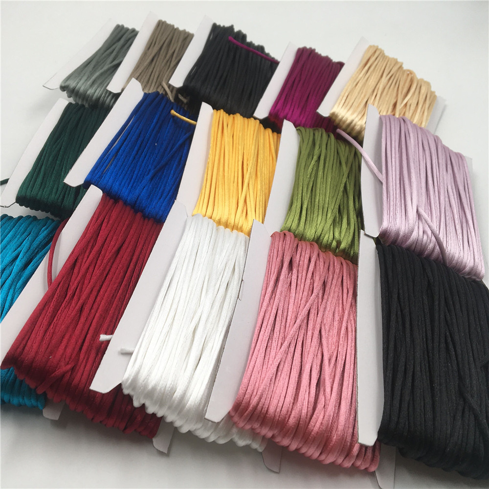 2mm Braided Macrame Silk Macra - Memory Wire Bracelet ulasan dan harga