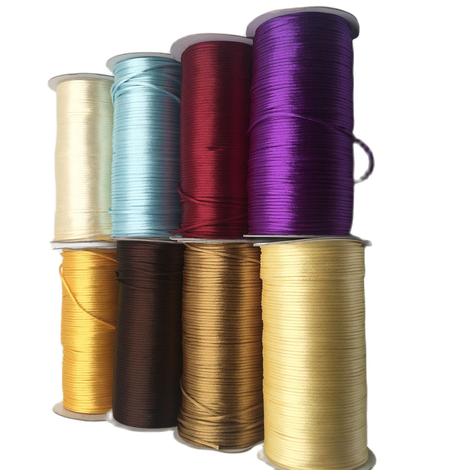 2mm Braided Macrame Silk Macra - Memory Wire Bracelet ulasan dan harga