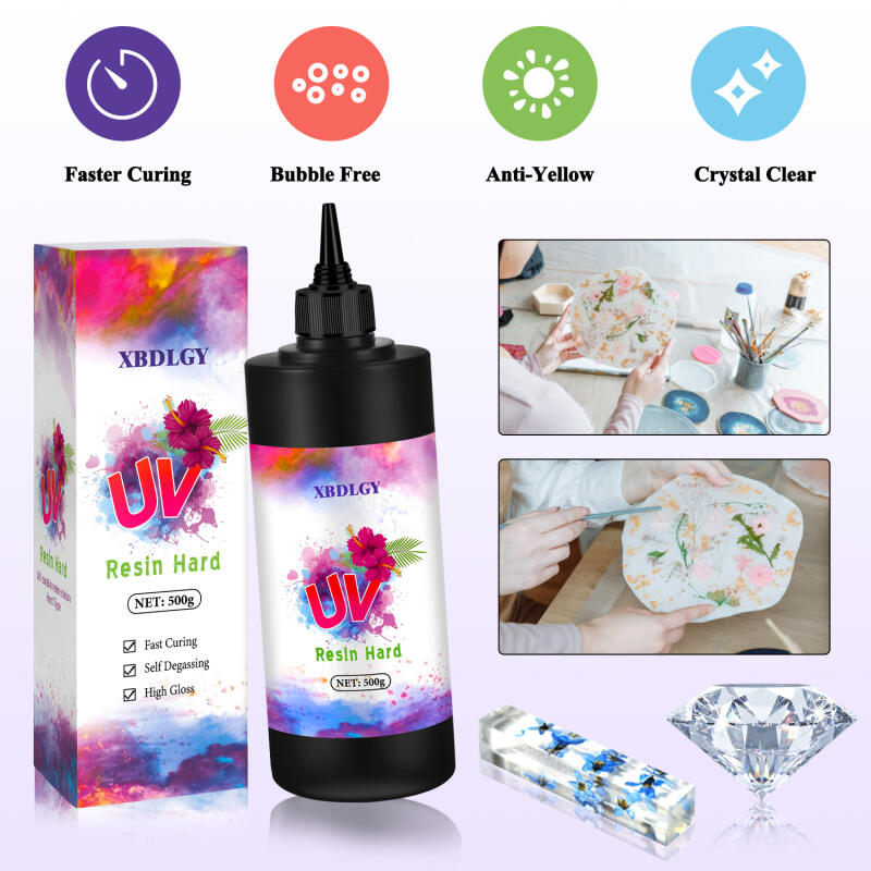 200g/250g/500g UV Resin Hard G - Jewelry Making Glue ulasan dan harga