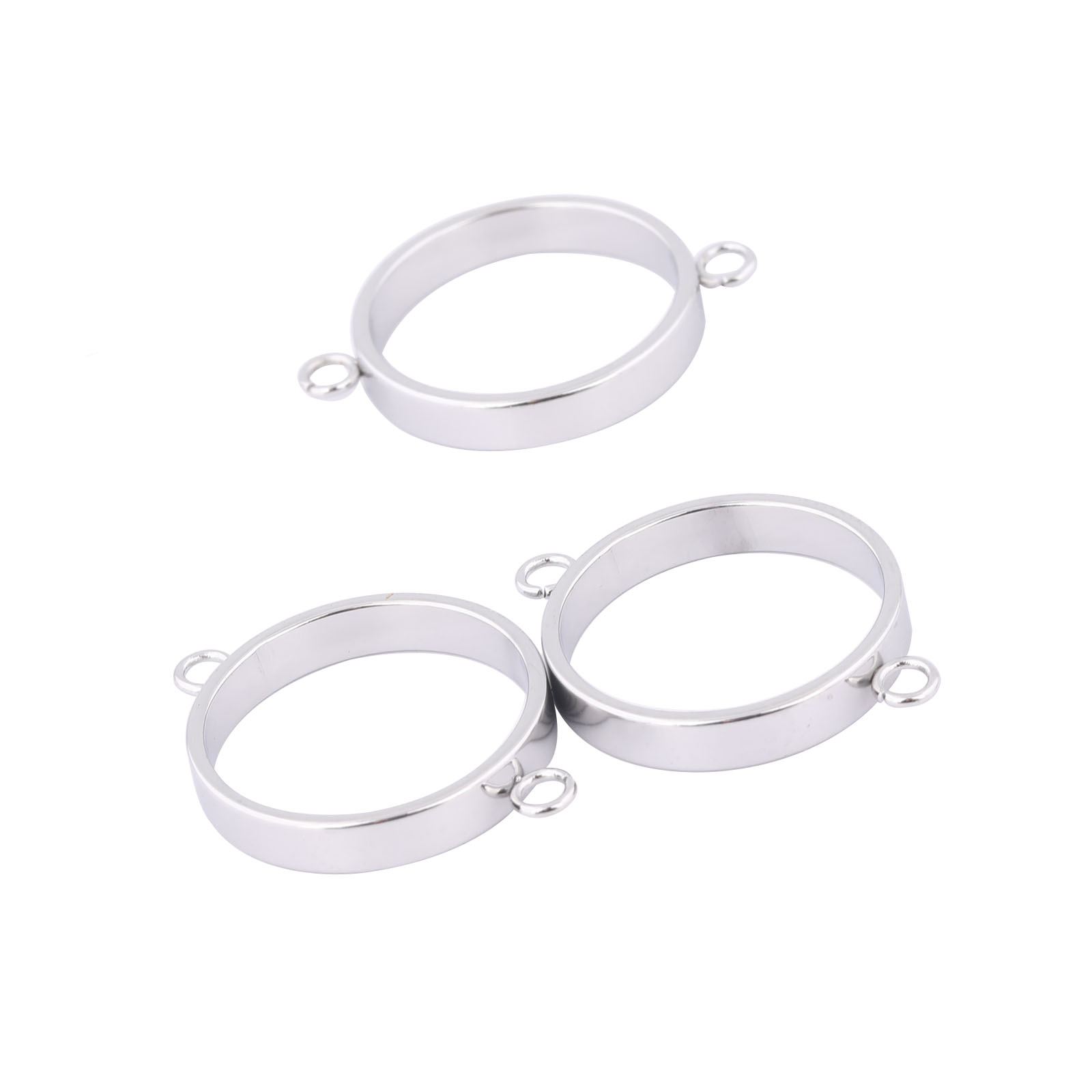 10pcs Stainless Steel 14mm Ope - Jewelry Making With Resin ulasan dan harga