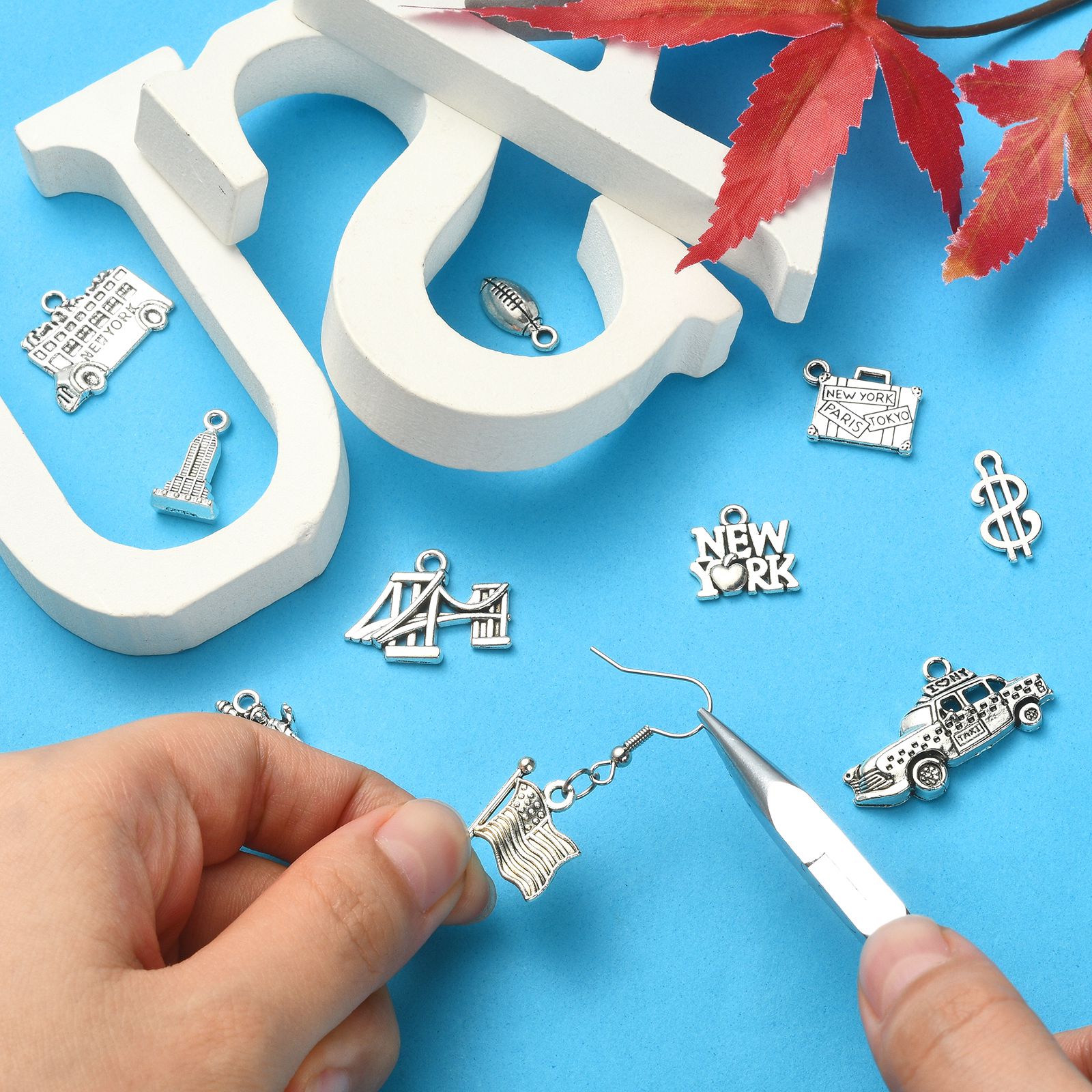 PandaHall 100Pcs 10 Styles Ame - Jewelry Making York ulasan dan harga
