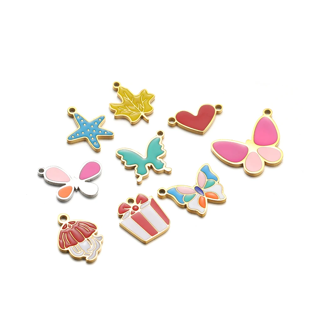 5pcs Stainless Steel Star Butt - Jewelry Making 4 Year Old ulasan dan harga