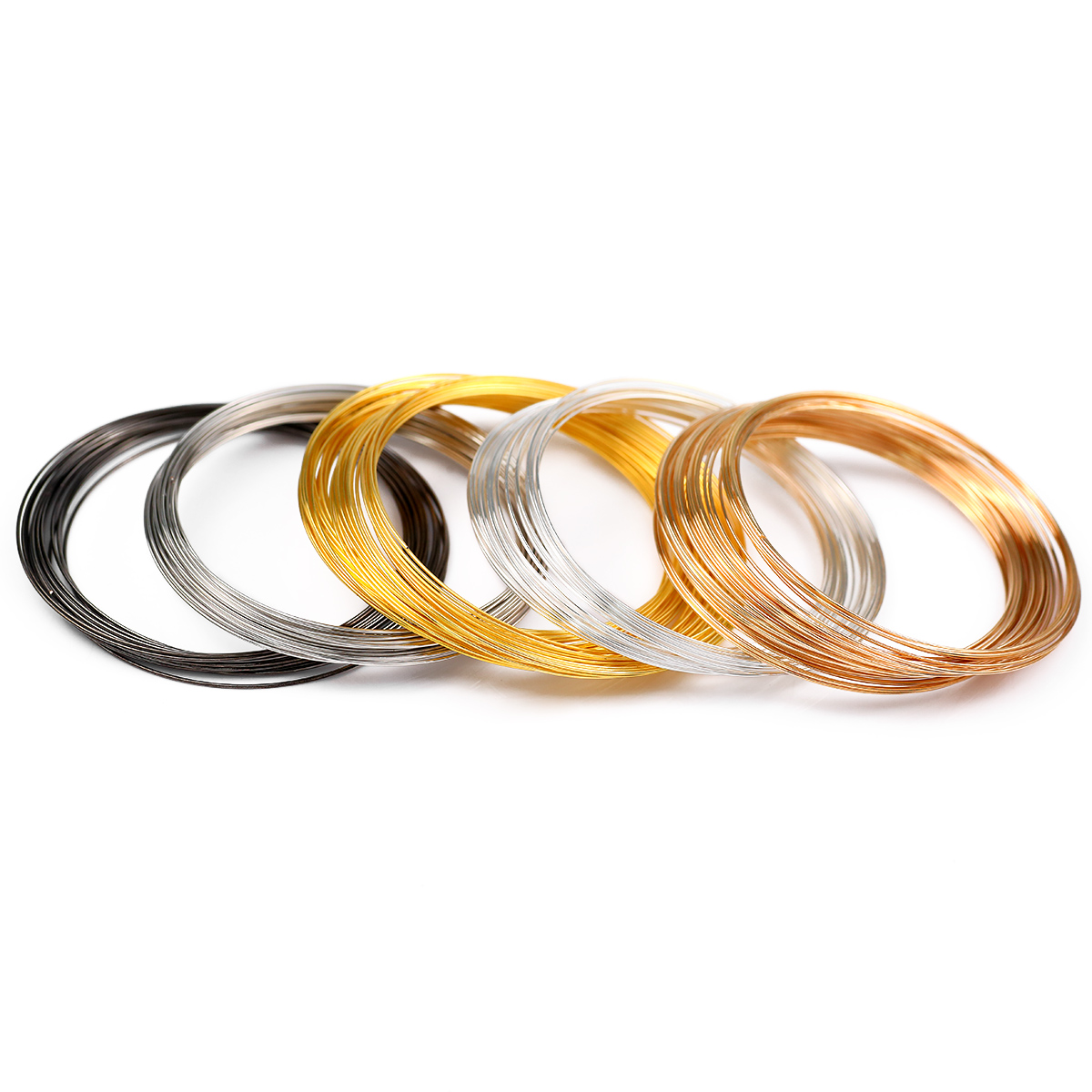50Loops/Lot 0.6mm Memory Steel - Memory Wire Bracelet ulasan dan harga