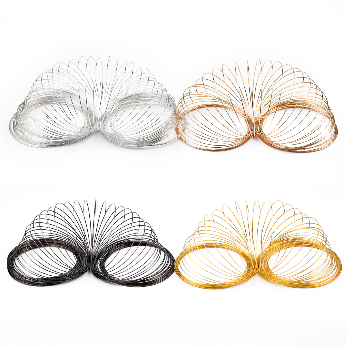 50Loops/Lot 0.6mm Memory Steel - Memory Wire Bracelet ulasan dan harga