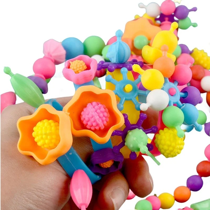 188-608pcs Pop Beads Children  - Jewelry Making 4 Year Old ulasan dan harga