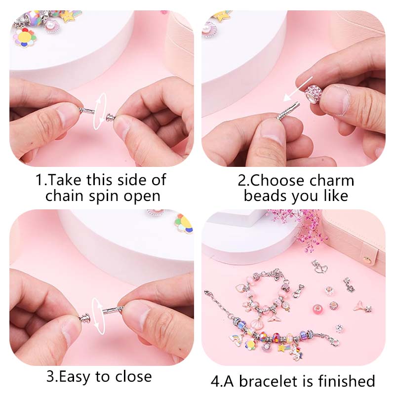 ﻿Girls DIY Bracelet Set Handm - Jewelry Making Qc ulasan dan harga