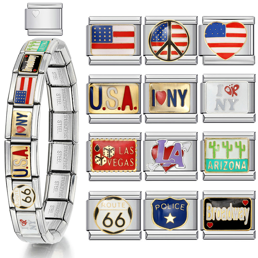 1pc Y2K Italian Charm Bracelet - Jewelry Making York ulasan dan harga