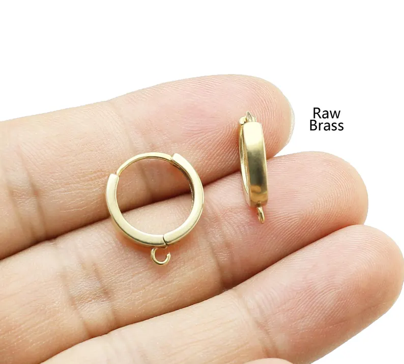 10pcs Brass Ear Hoops, Leverba - Jewelry Making Articles ulasan dan harga