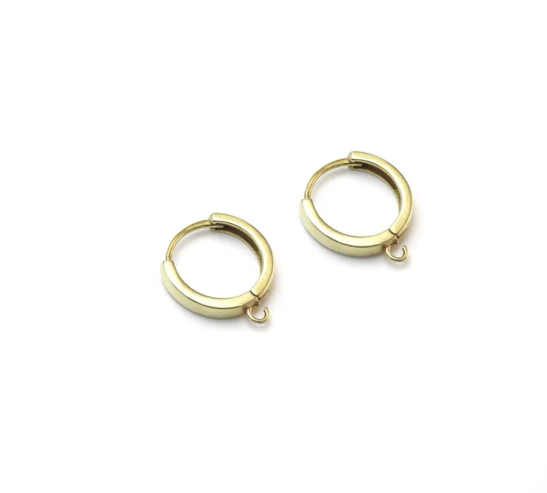 10pcs Brass Ear Hoops, Leverba - Jewelry Making Articles ulasan dan harga