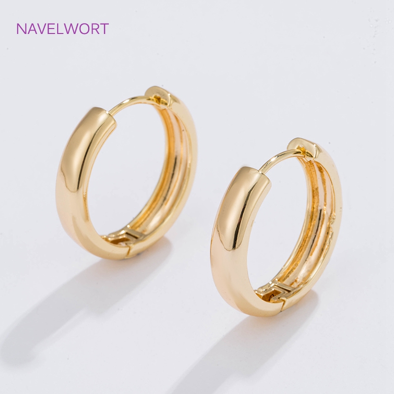 6 Sizes Gold Plated Circle Hoo - Jewelry Making Articles ulasan dan harga
