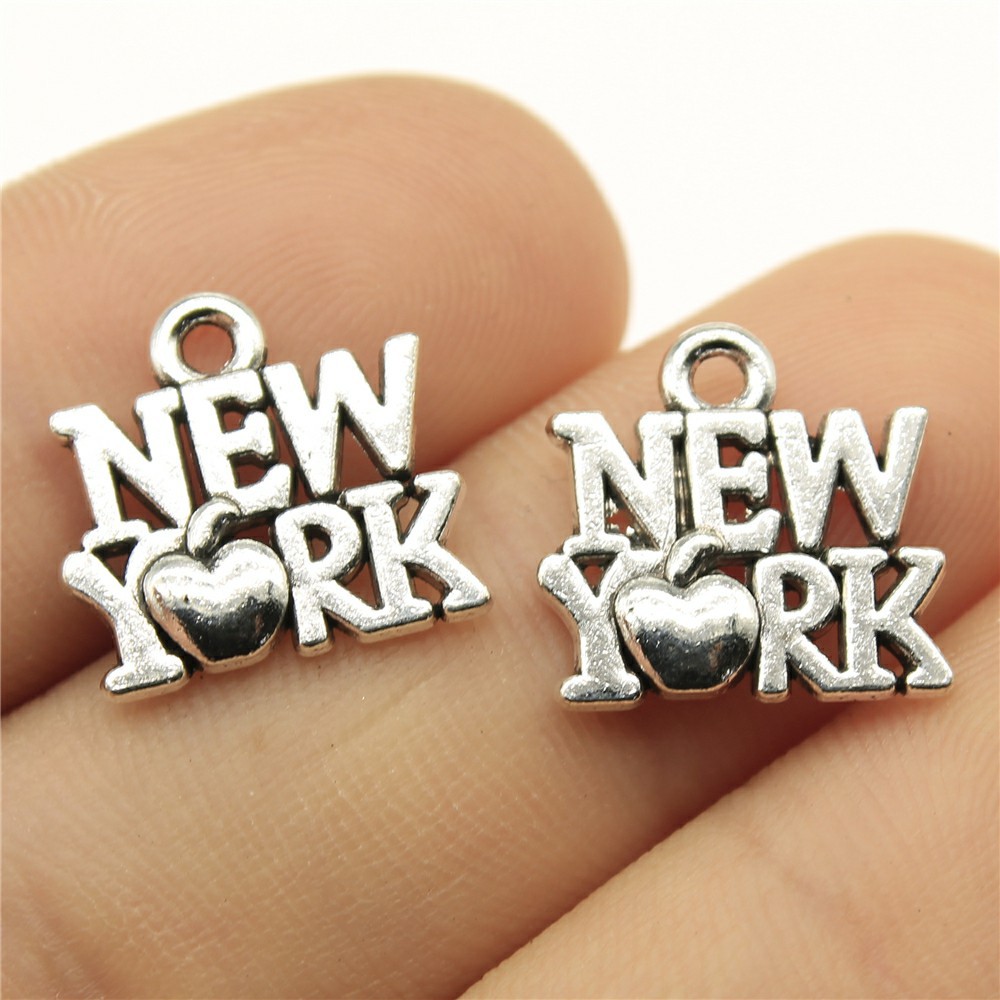 40pcs 15x14mm(0.59x0.55inch) A - Jewelry Making York ulasan dan harga