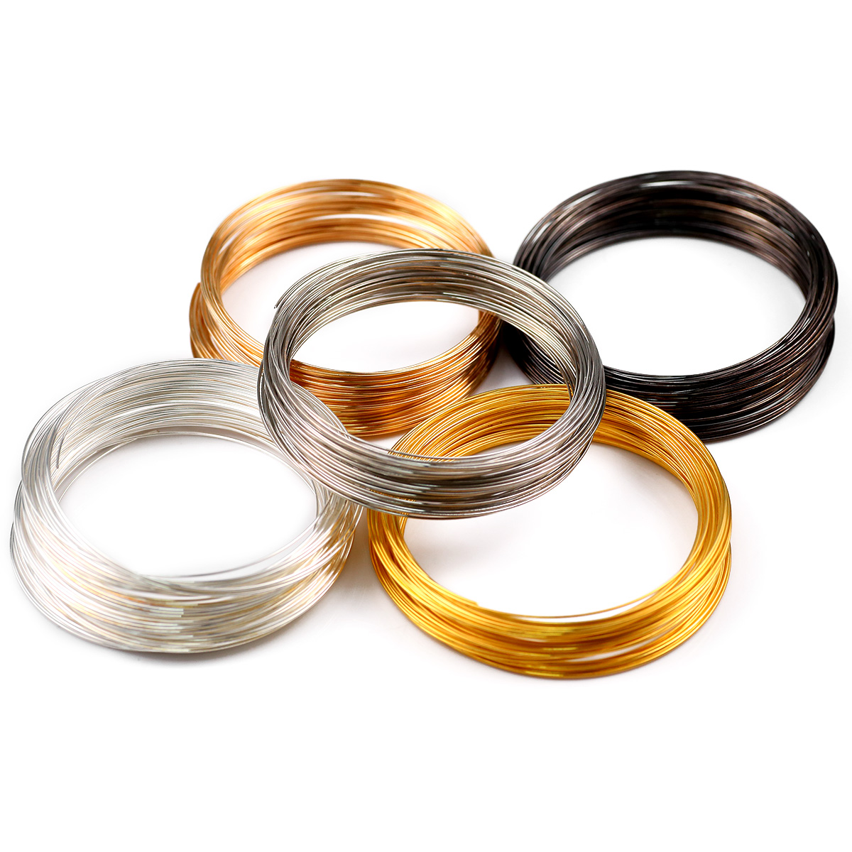 Memory Steel Wire 50Loops/Lot  - Memory Wire Bracelet ulasan dan harga