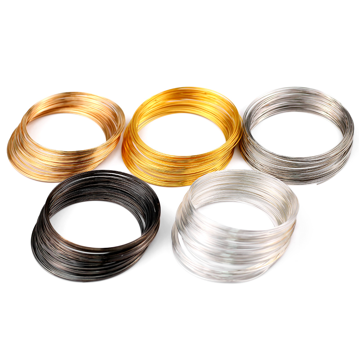 Memory Steel Wire 50Loops/Lot  - Memory Wire Bracelet ulasan dan harga