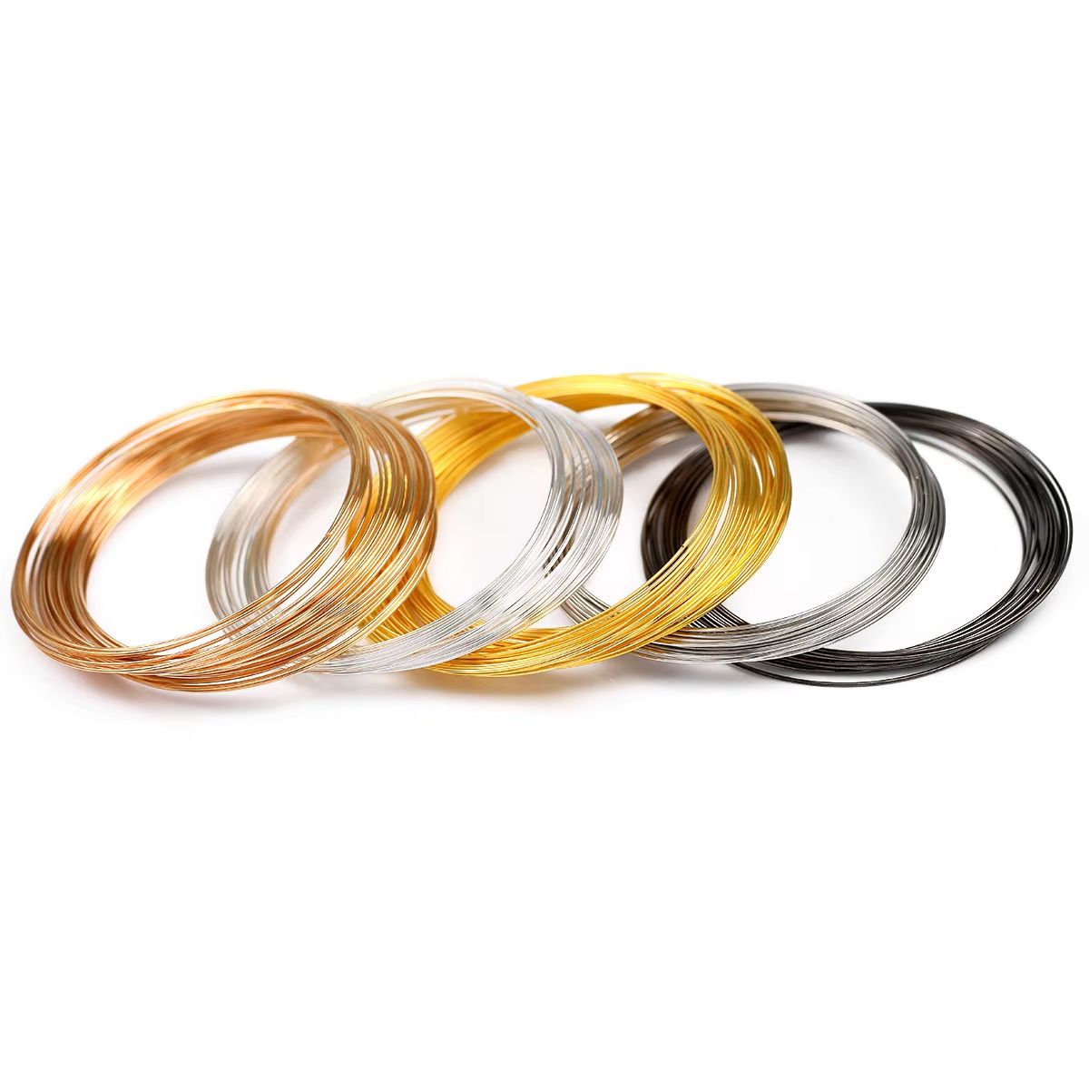 Memory Steel Wire 50Loops/Lot  - Memory Wire Bracelet ulasan dan harga