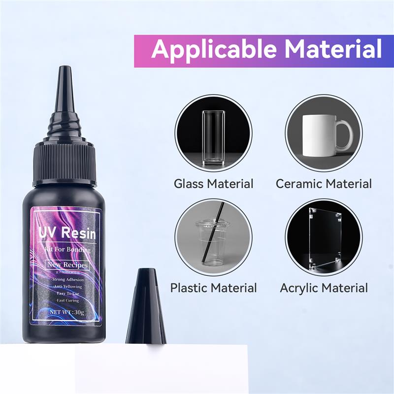 20/30/50g UV Resin Glue Quick- - Jewelry Making Glue ulasan dan harga