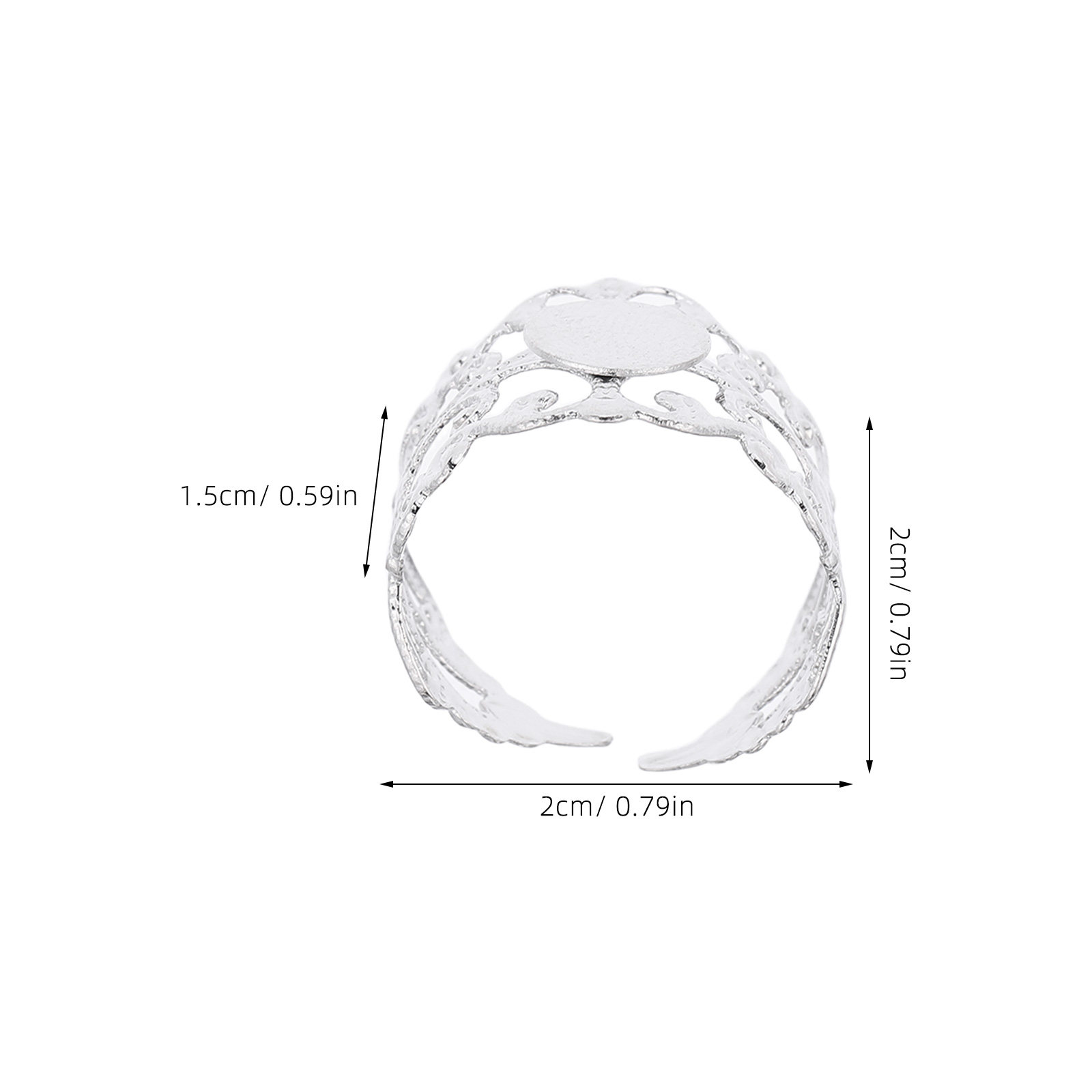 50Pcs Adjustable Oval Flatback - Jewelry Making Gemstones ulasan dan harga