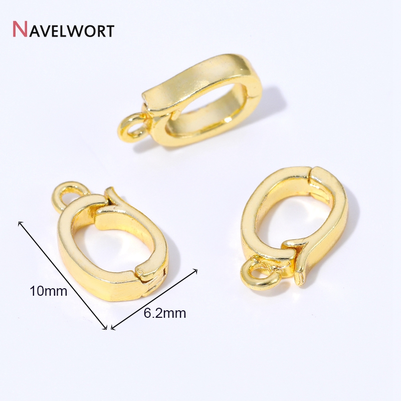 14K/18K Gold Plated Brass Meta - Jewelry Making Metal Supplies ulasan dan harga