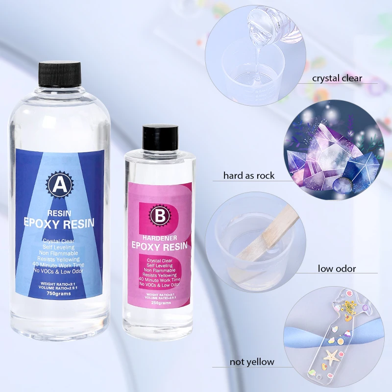 Epoxy Resin Kit Crystal Clear  - Jewelry Making Gloves ulasan dan harga
