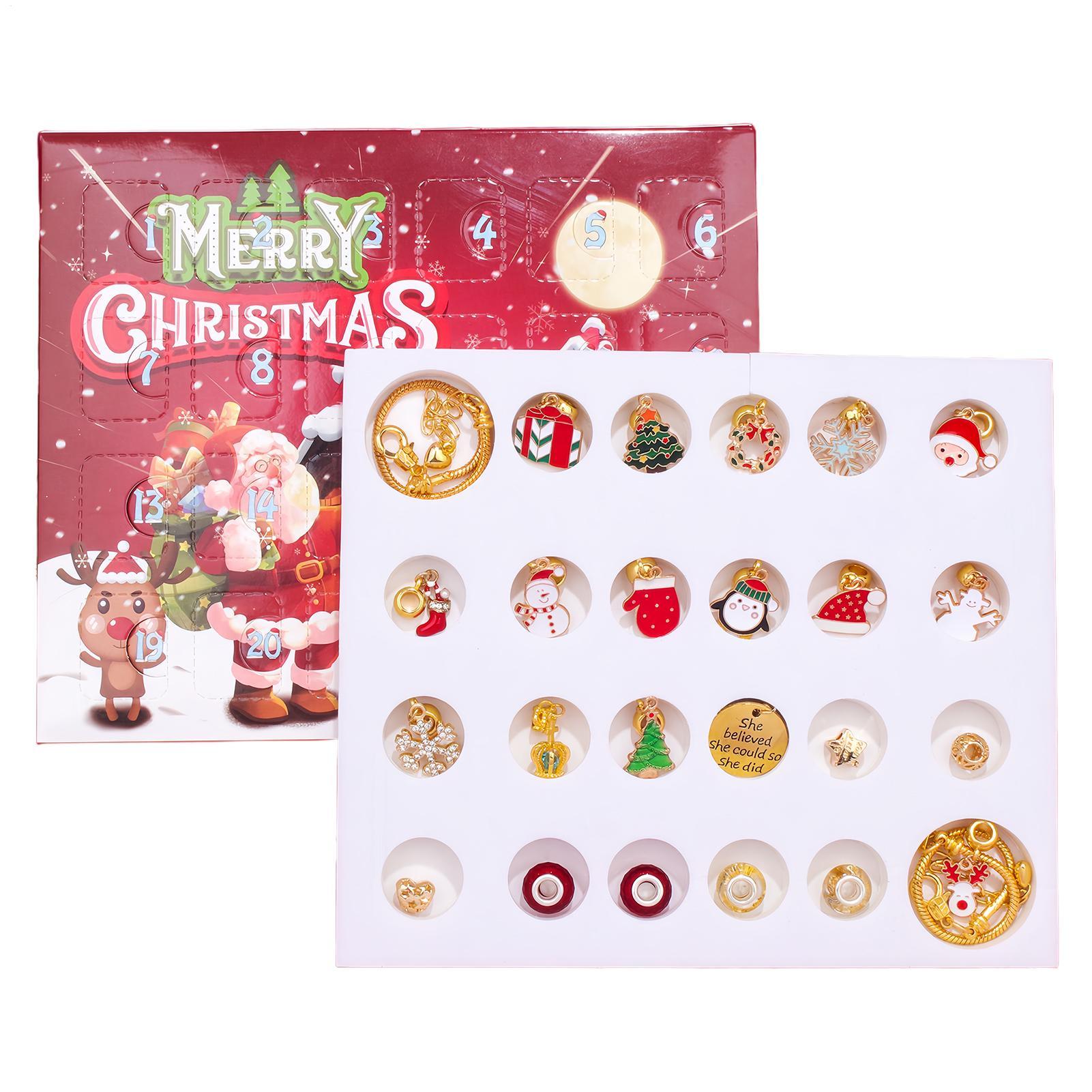 Christmas Bracelet Beaded Adve - Jewelry Making Advent Calendar ulasan dan harga