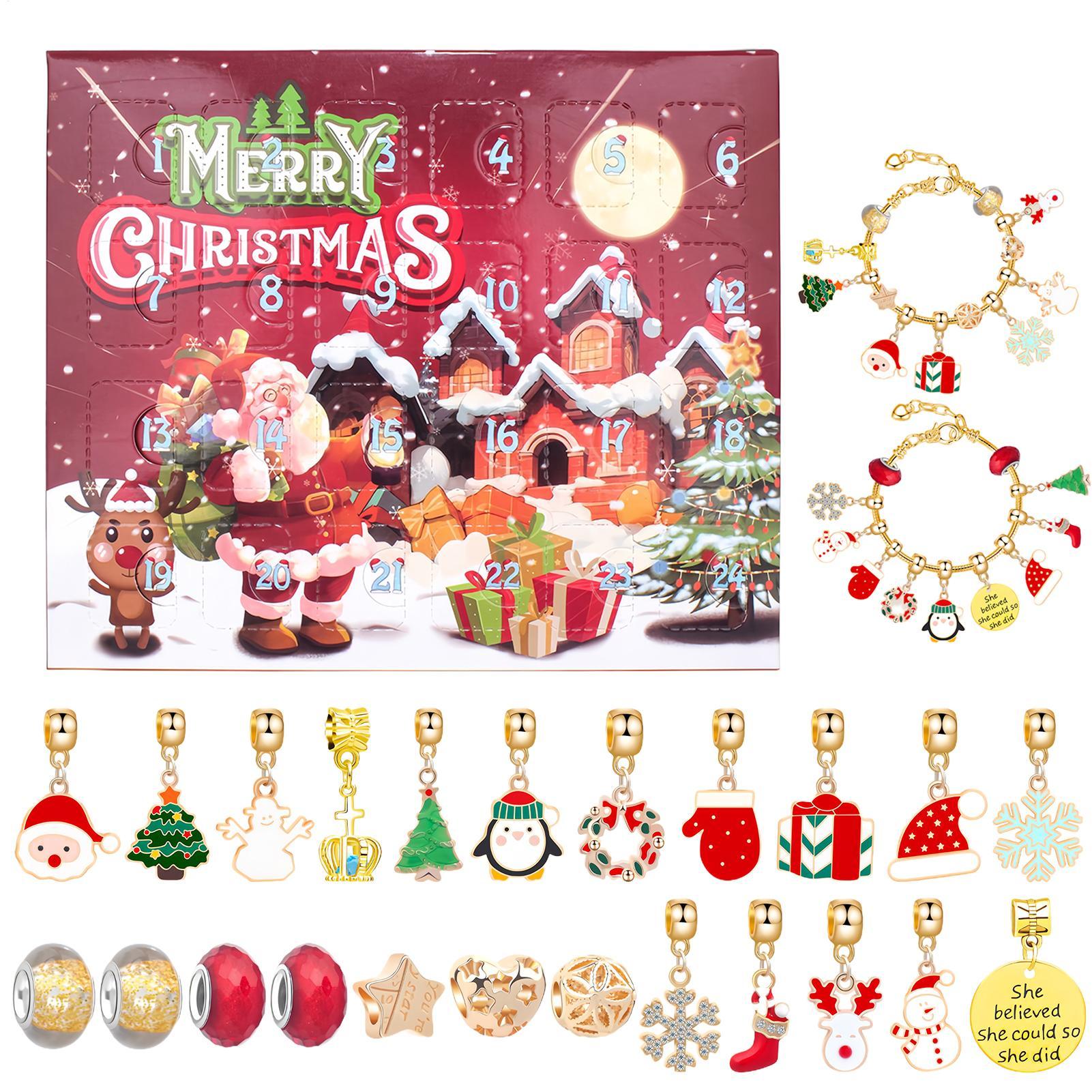 Christmas Bracelet Beaded Adve - Jewelry Making Advent Calendar ulasan dan harga