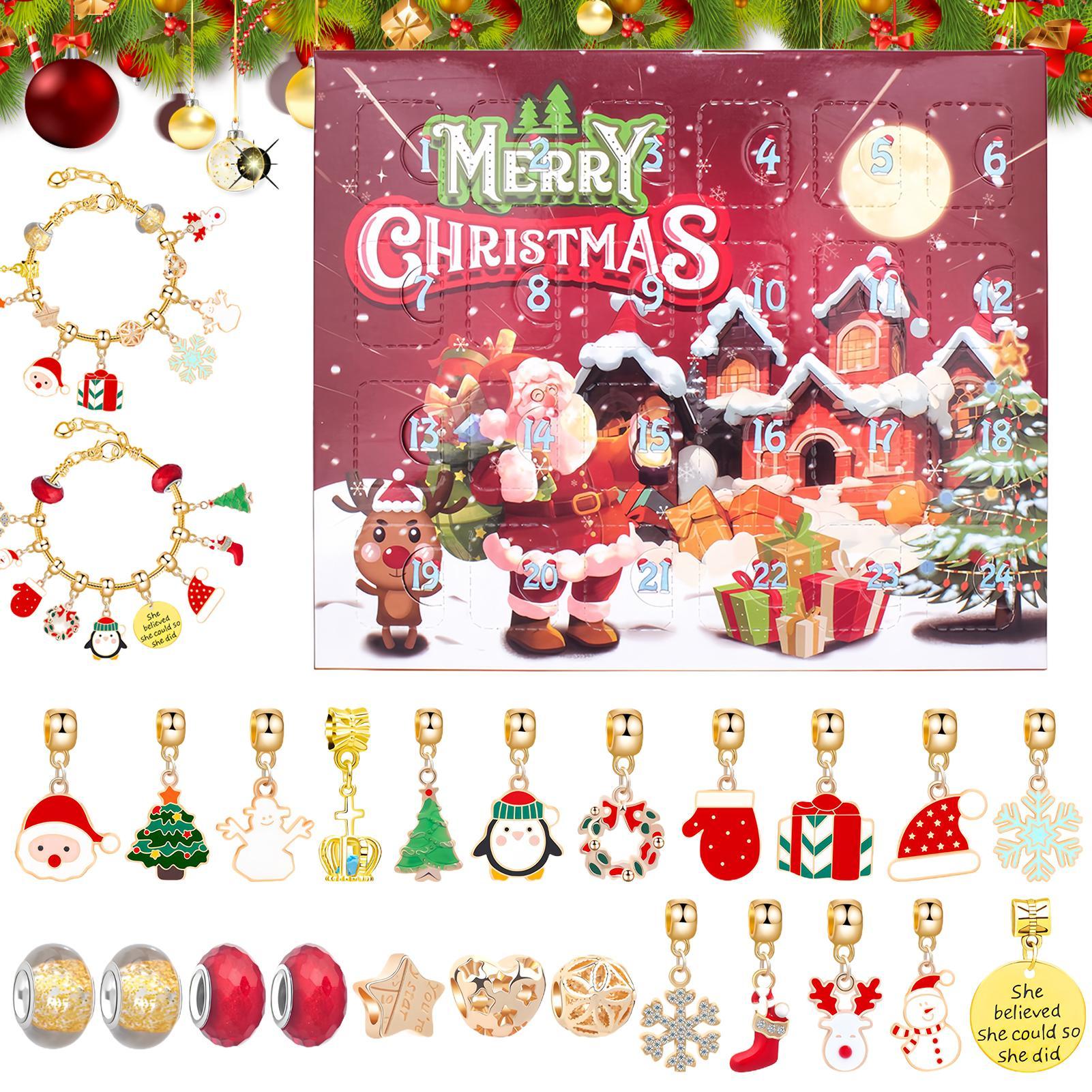 Christmas Bracelet Beaded Adve - Jewelry Making Advent Calendar ulasan dan harga