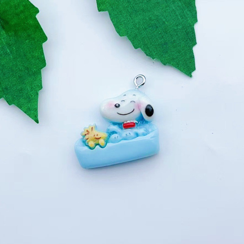 12pcs resin cartoon dog pendan - Jewelry Making With Resin ulasan dan harga