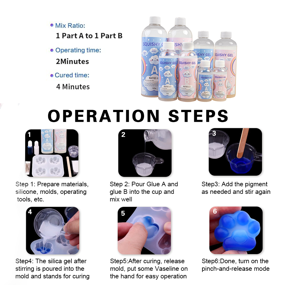 Squishy Gel Soft Liquid Resin  - Jewelry Making Glue ulasan dan harga