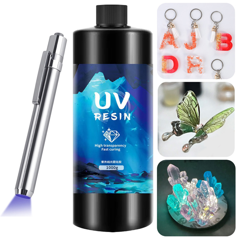 Transparent Epoxy Resin UV Glu - Jewelry Making Glue ulasan dan harga
