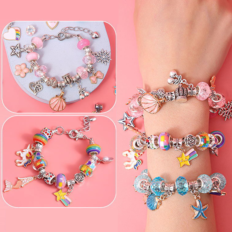 ﻿Bracelet DIY Making Set Hand - Jewelry Making Qc ulasan dan harga