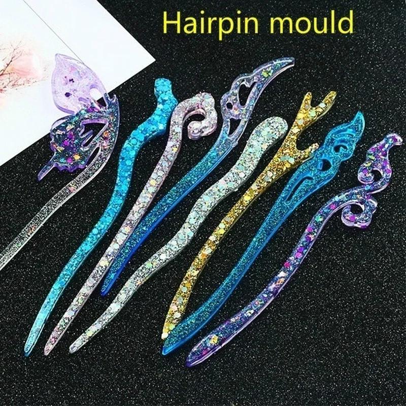 New Transparent Hairpin Silico - Jewelry Making With Resin ulasan dan harga