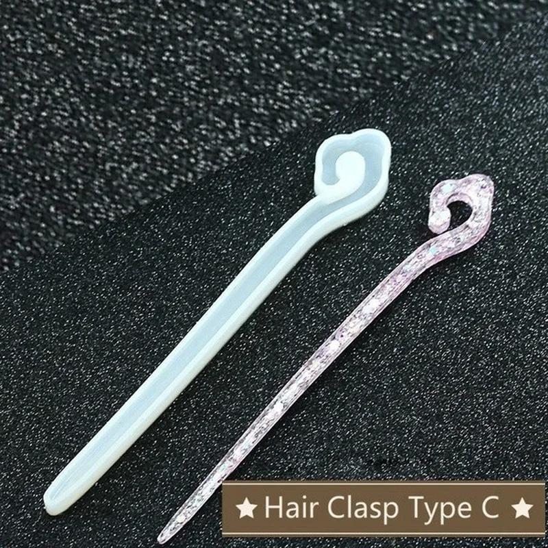 New Transparent Hairpin Silico - Jewelry Making With Resin ulasan dan harga