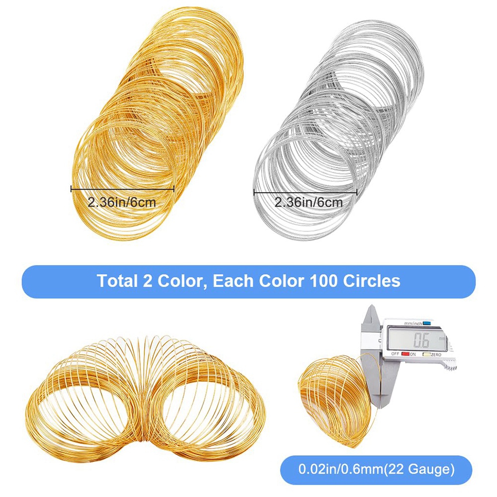 A74E-200 Loops Memory Wire Bra - Memory Wire Bracelet ulasan dan harga