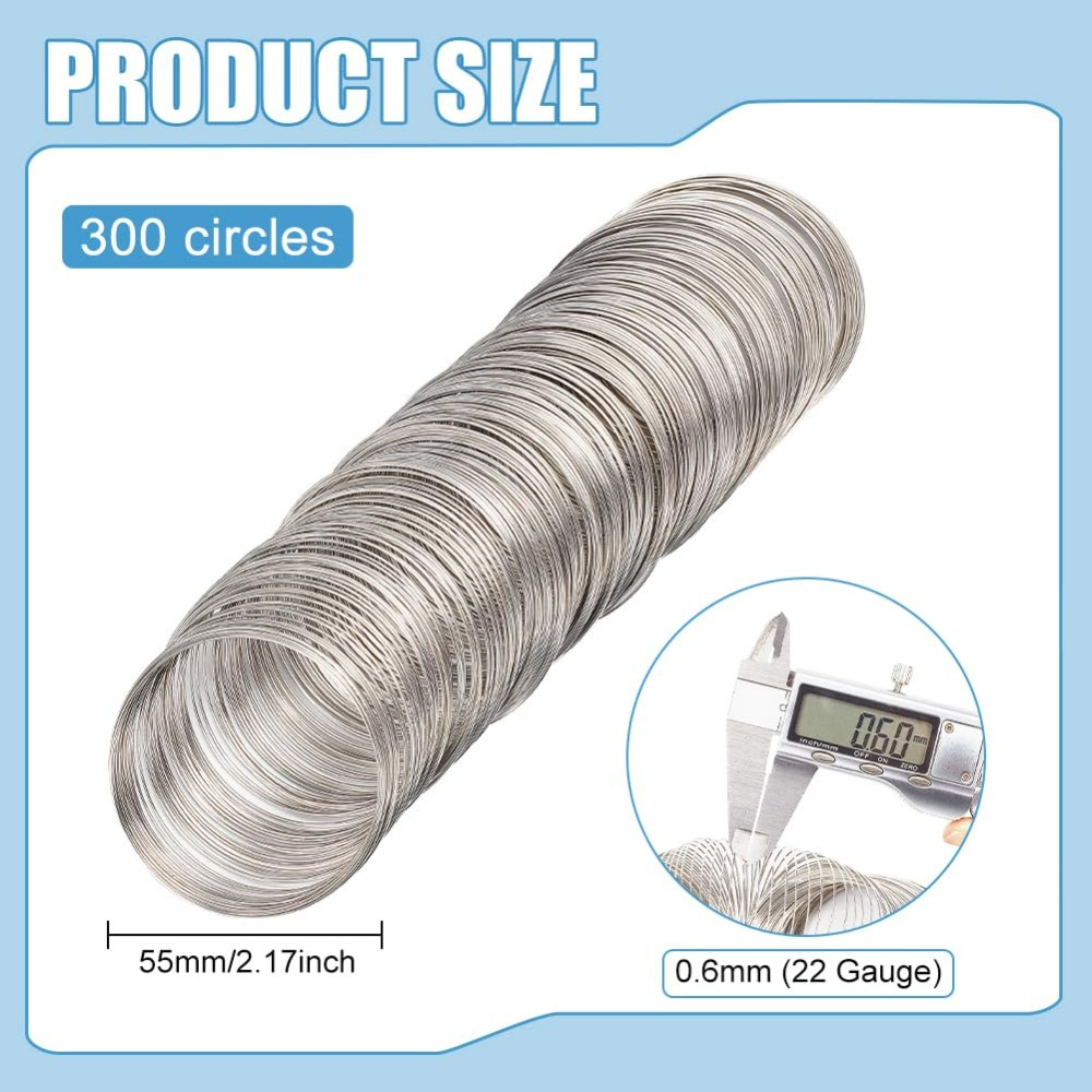 300 Loop Jewelry Wire Memory B - Memory Wire Bracelet ulasan dan harga