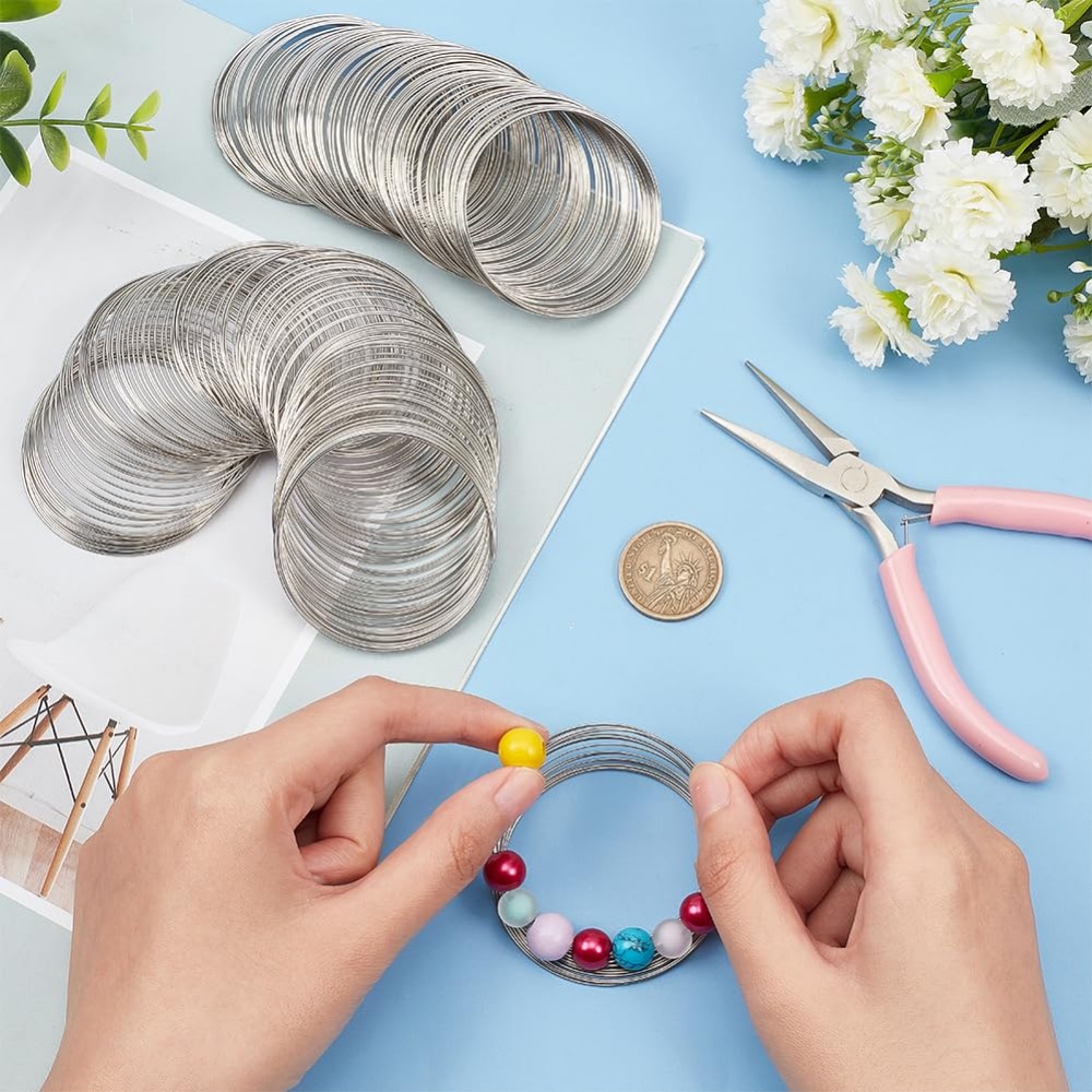 300 Loop Jewelry Wire Memory B - Memory Wire Bracelet ulasan dan harga