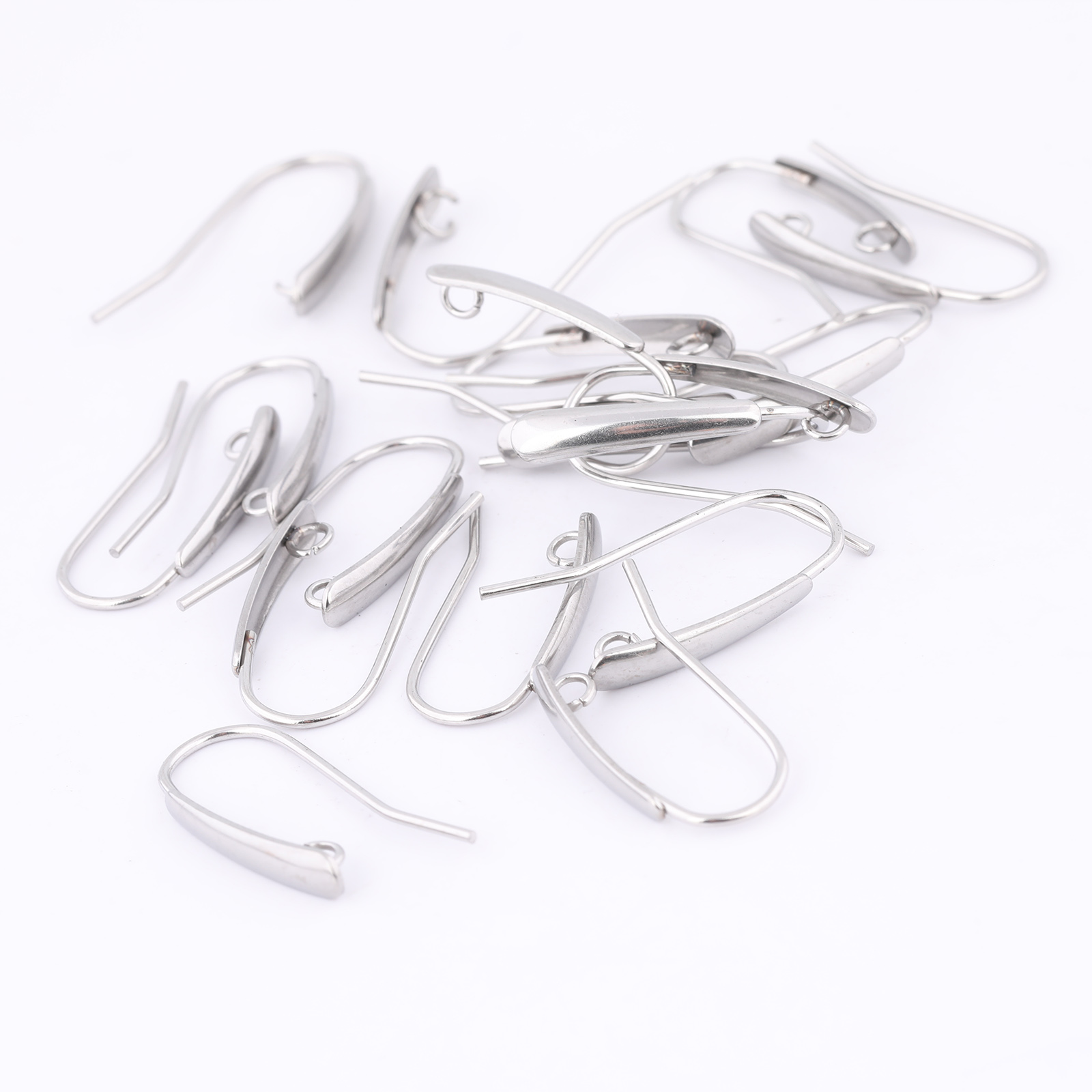 40pcs Stainless Steel Earring  - Jewelry Making Metal Supplies ulasan dan harga