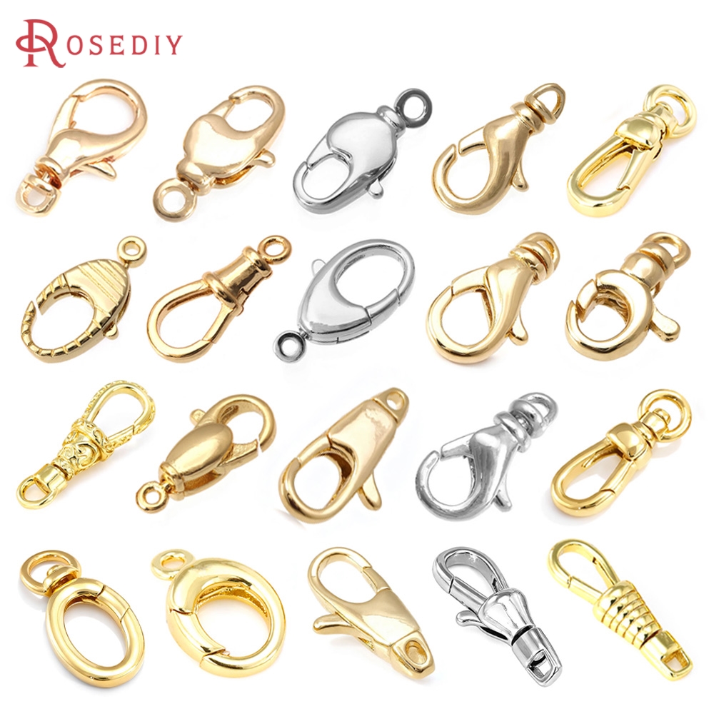 18K Gold Color Brass Rotatable - Jewelry Making Metal Supplies ulasan dan harga