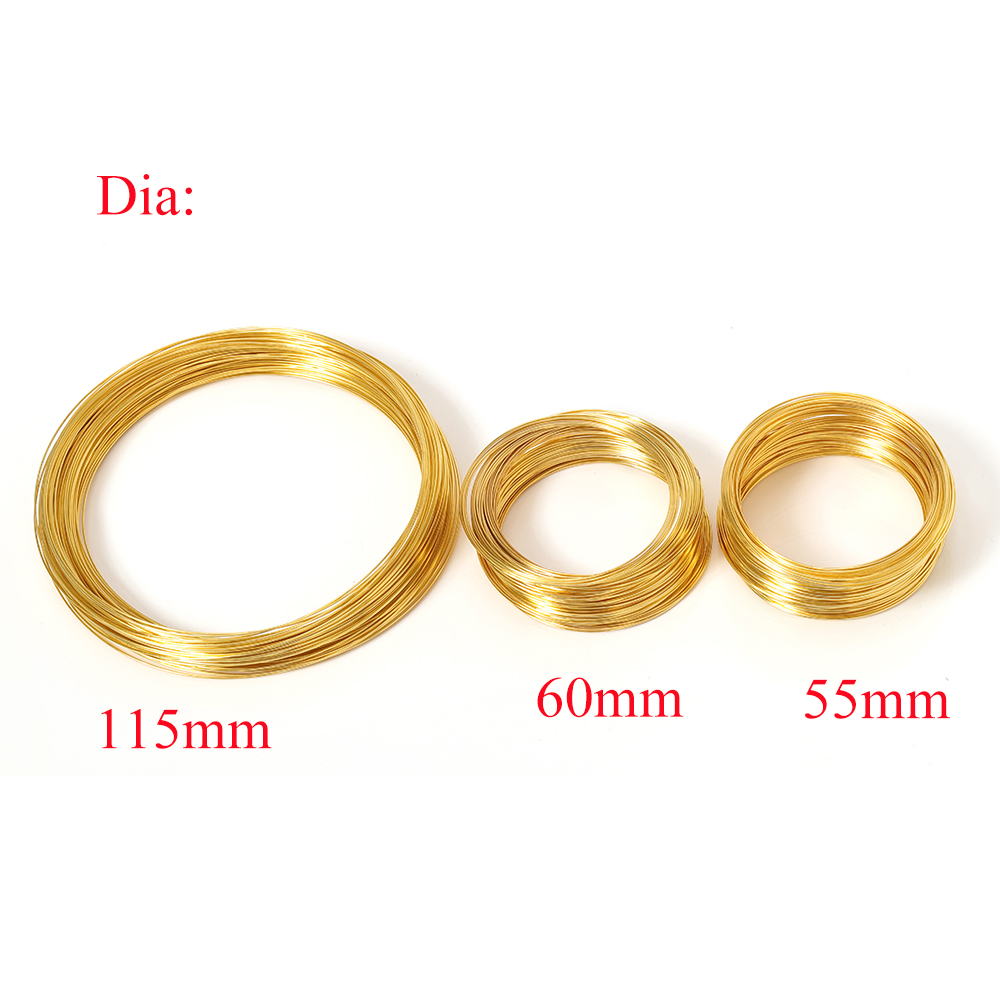 100 Loops/lot Memory Steel Wir - Memory Wire Bracelet ulasan dan harga