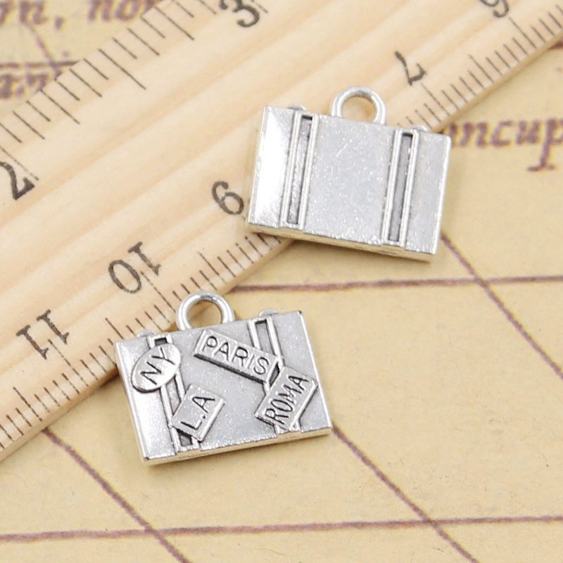 10pcs Charms Travel Bags New Y - Jewelry Making York ulasan dan harga