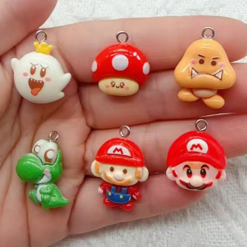 10pcs resin cartoon pendant, D - Jewelry Making With Resin ulasan dan harga