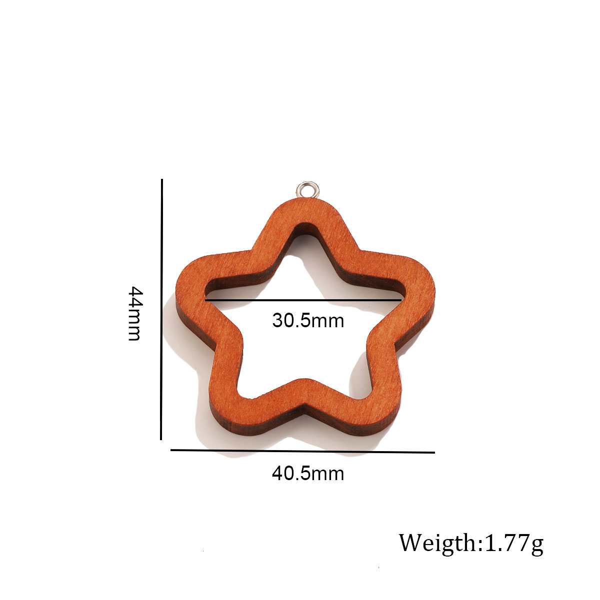 10PCS Triangle Rectangle Wood  - Jewelry Making With Resin ulasan dan harga